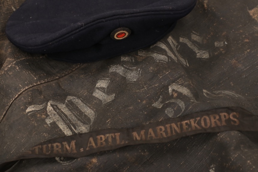 Imperial Germany - Seabag & Cap Marine (Storm Division Marine Corps)