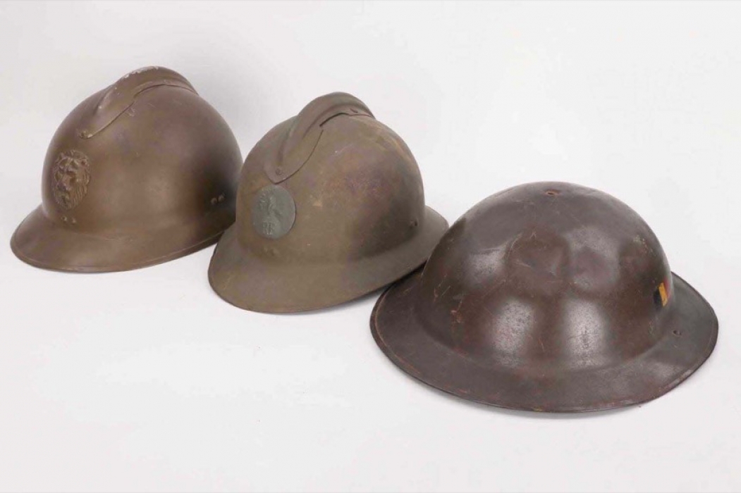 Belgium / France - 3 helmets