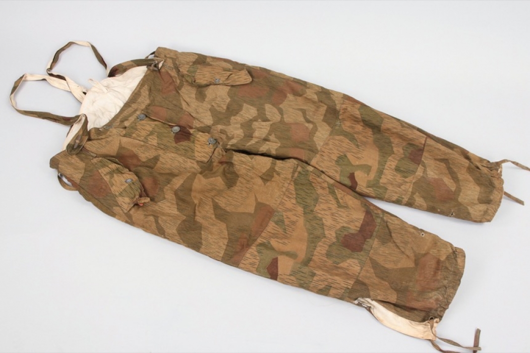 Wehrmacht "reversed splinter pattern" reversible winter camouflage trousers