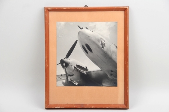 Framed photo of a German aircraft