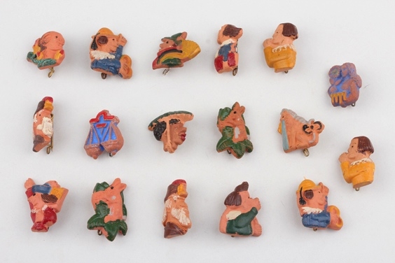17 Third Reich WHW clay badges