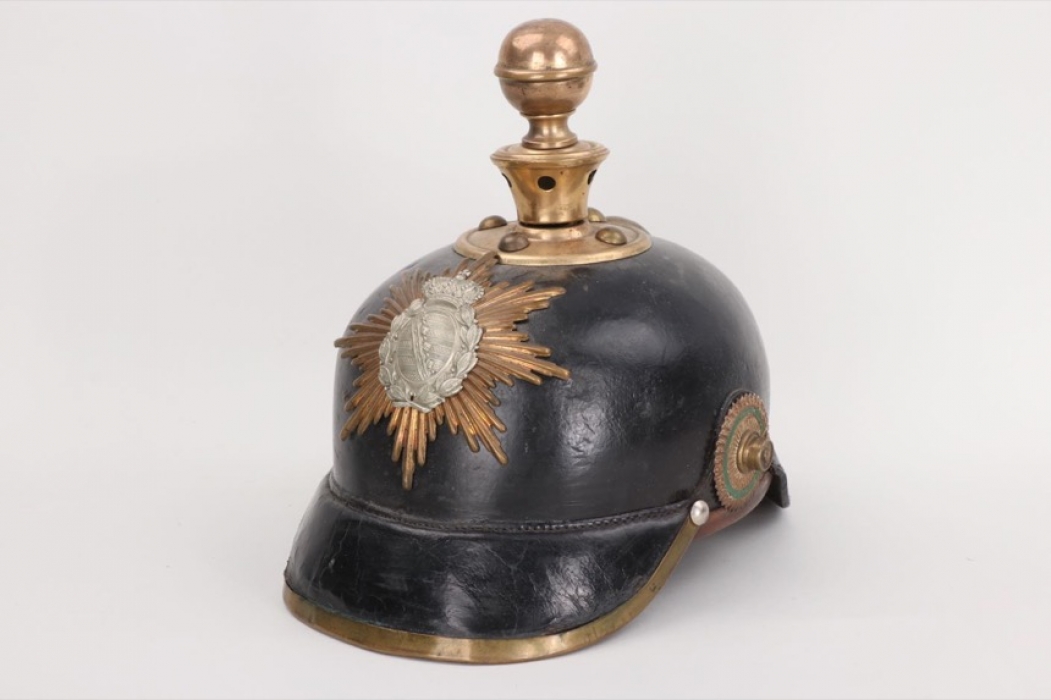 Saxony - M1895 artillery spike helmet EM