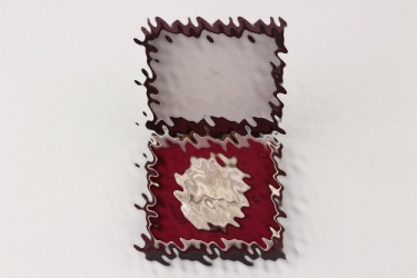 Wound Badge in silver in LDO case 