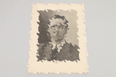 Printed portrait Josef Goebbels