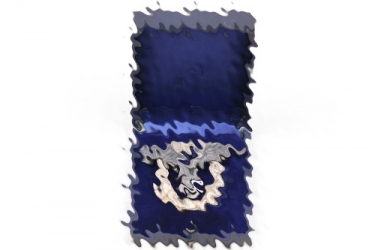 Luftwaffe Pilot's Badge in case - Juncker (tombak)