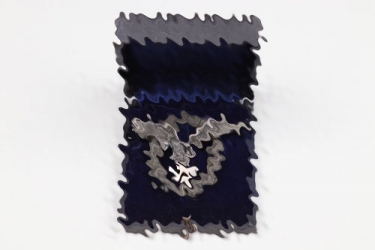 Luftwaffe Pilots badge in case - Juncker