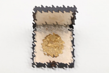 Cased Wound Badge in gold - Hauptmünzamt Wien