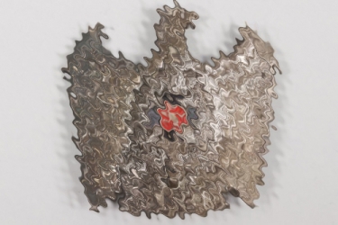 Third Reich NSKOV cap badge