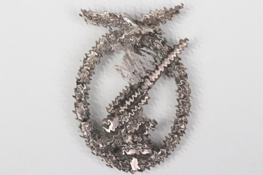 Luftwaffe Flak Badge - nickel-silver