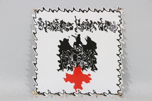 Third Reich DRK Red Cross enamel sign 