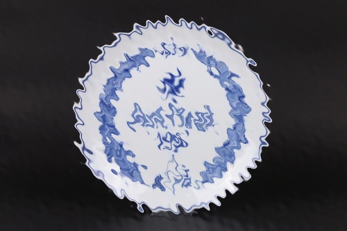 Art.Regt.195 porcelain plate - MEISSEN