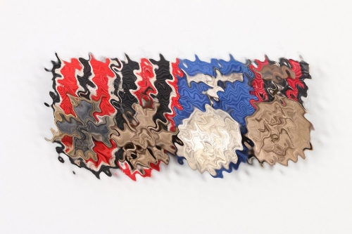 Wehrmacht miniature medal bar