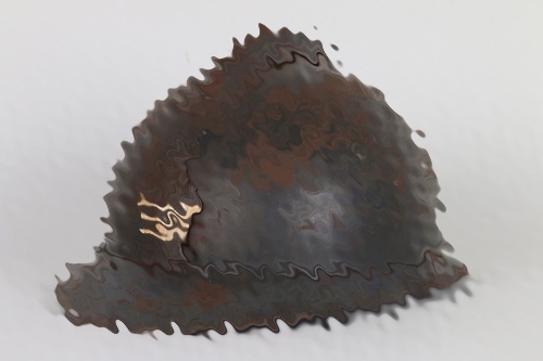 WW1 French M15 Adrian helmet for a Captain