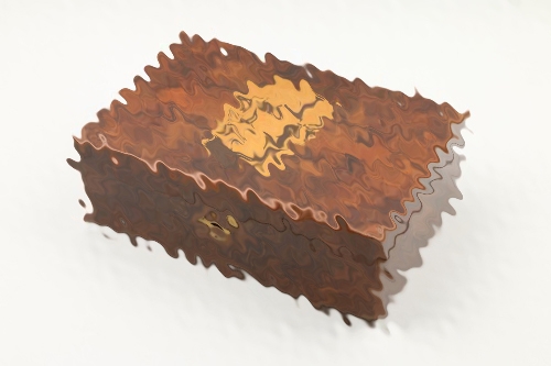 Fine wooden table case - Mussolini 