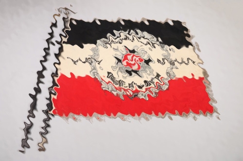 Reichstreubund flag with pole Ortsgr. Erlangen