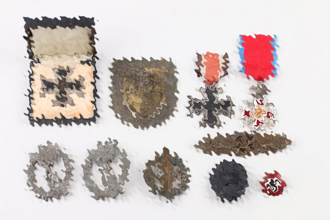 Wehrmacht medal grouping of a Kuban veteran