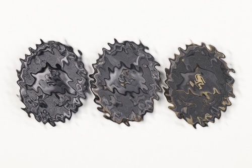3 + Wound Badges in black