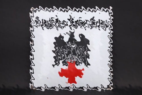Third Reich enamel DRK sign