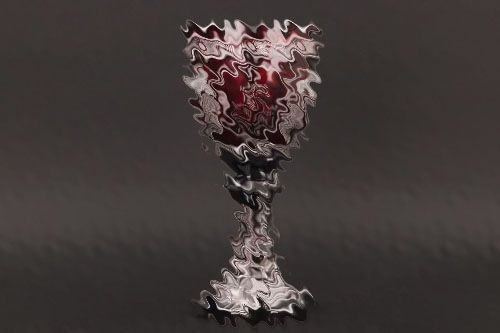 Impressive glass goblet - Herta 1925
