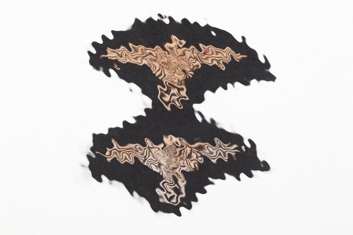 Two Waffen-SS sleeve eagles - EM/NCO