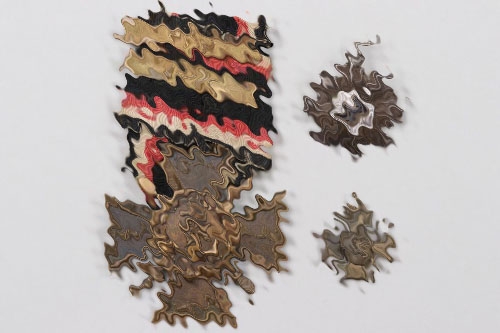 Naval Corps Flandern Cross & "Garde" badge - 900