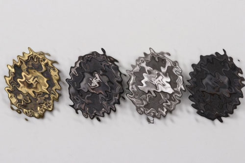 Lot of Wound Badges in black - 39