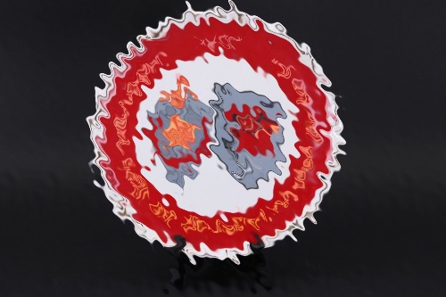 Soviet Union/Eastern Germany - colored porcelain plate