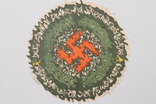 Third Reich donation door sticker