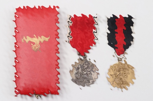 Cased Austria Medal + Sudetenland Medal