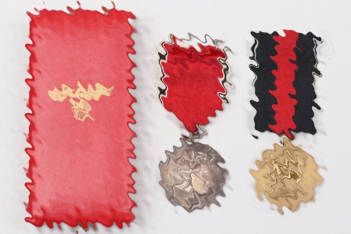 Case Austria Medal + Sudetenland Medal