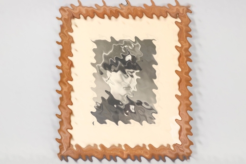 Waffen-SS "Totenkopf" framed portrait photo