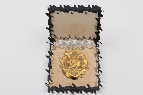 Wound Badge in gold in case - Hauptmünzamt