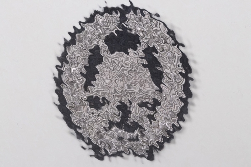 Wound Badge in silver - cloth type