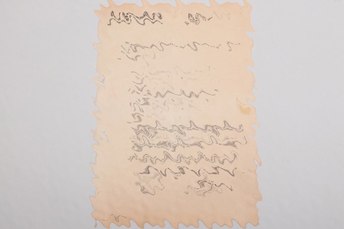 1942 RSHA letter to SS-Oscha. Bockel