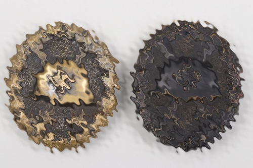 2 + Wound Badge in black - 1st & 2nd pattern