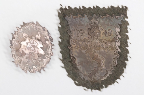 Heer Kuban shield & Wound Badge in Silver