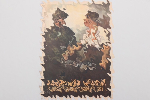 Waffen-SS "FRONT UND HEIMAT" propaganda postcard - Anton