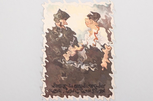 Waffen-SS Danish propaganda postcard - Anton