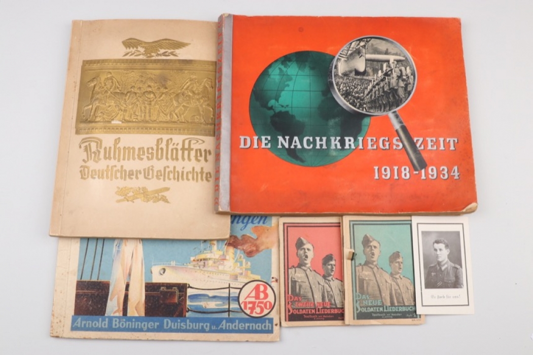 Third Reich lot of cigaret card albums & more