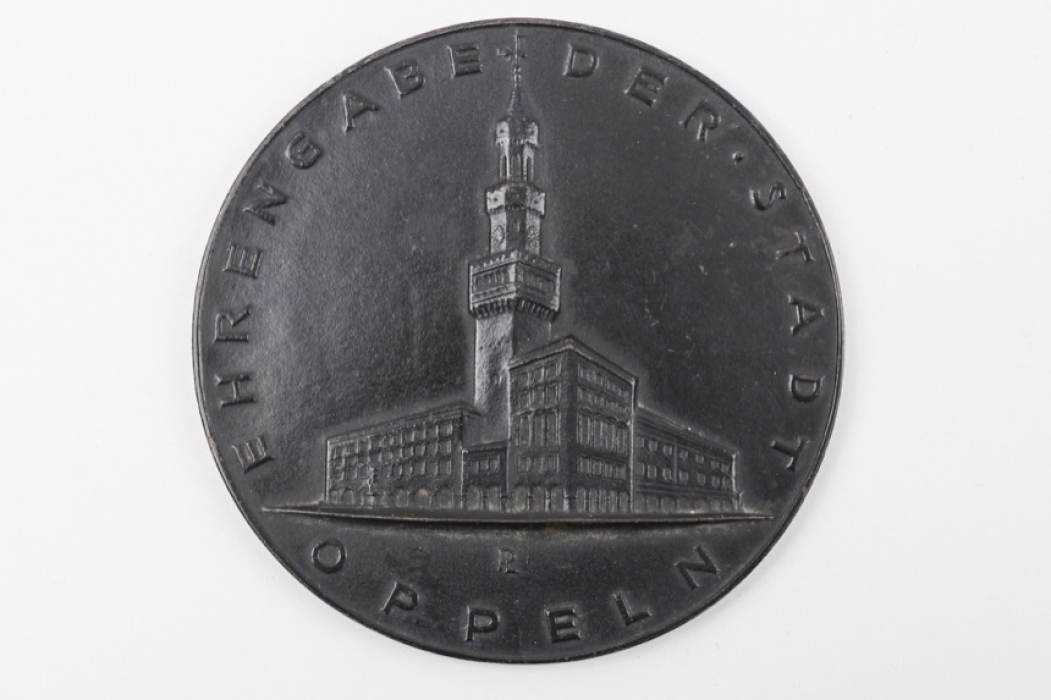 "Ehrengabe der Stadt Oppeln" honor plaque