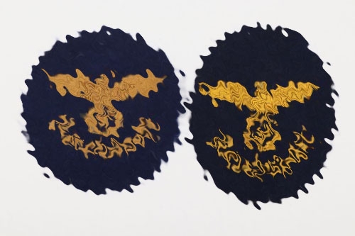 2 Reichspost sleeve badges