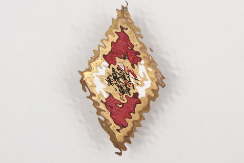 HJ membership badge in gold M1/78 - numbered