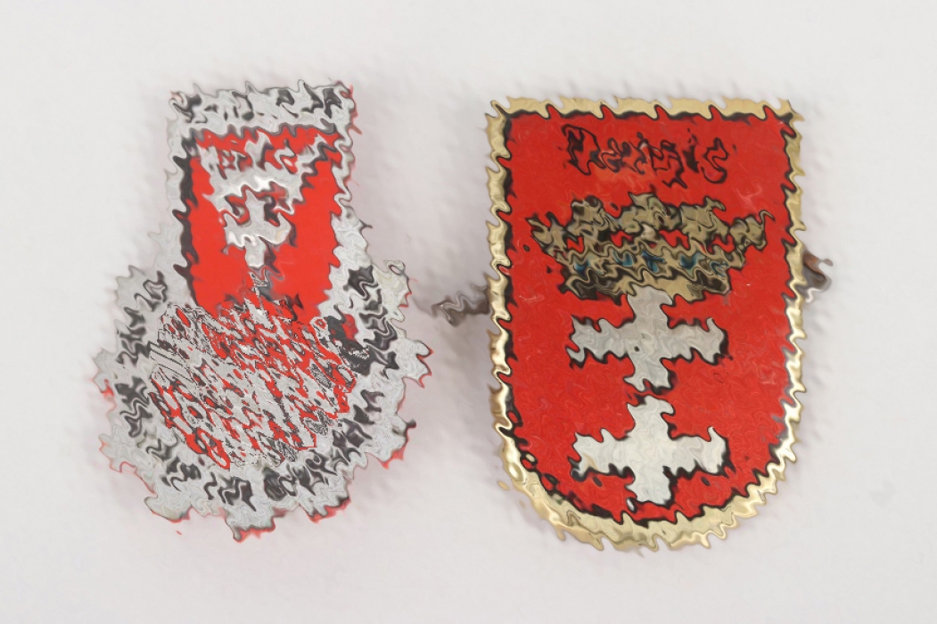 2 + Third Reich Danzig badges