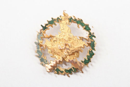 DRKB golden honor pin to shooting badge