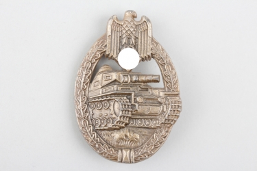 Tank Assault Badge in silver - Wiedmann 