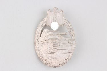 Tank Assault Badge in silver (hollow, tombak) 