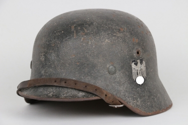 Heer M40 camo single decal helmet SE64 