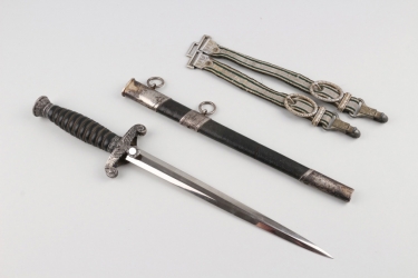 Third Reich Landzoll dagger & hangers - Weyersberg 