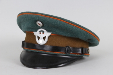 Third Reich Gendarmerie visor cap EM/NCO 