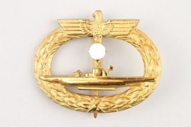 U-Boot War Badge - Schwerin (tombak)